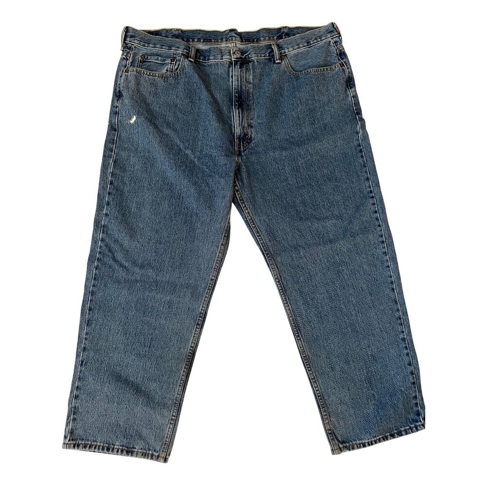 Levi's 550 Relaxed Fit Blue Denim Jeans Men's Size 46x29 Classic Straight Leg
